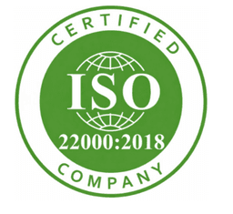 ISO 22000:2018 certificate logo